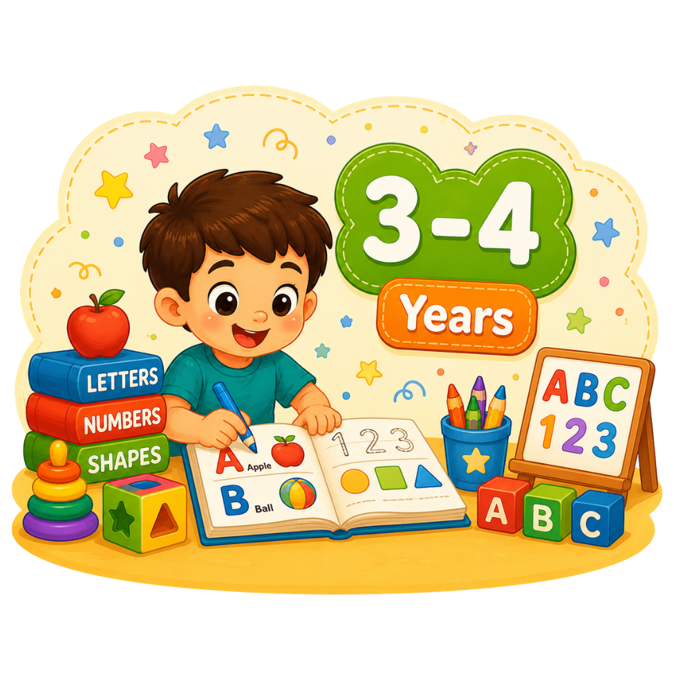 3 - 4 Years